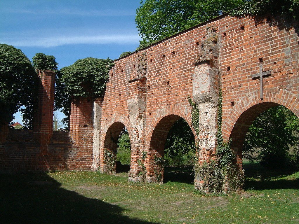 Ruinen des Zisterzienserklosters in Himmelpfort